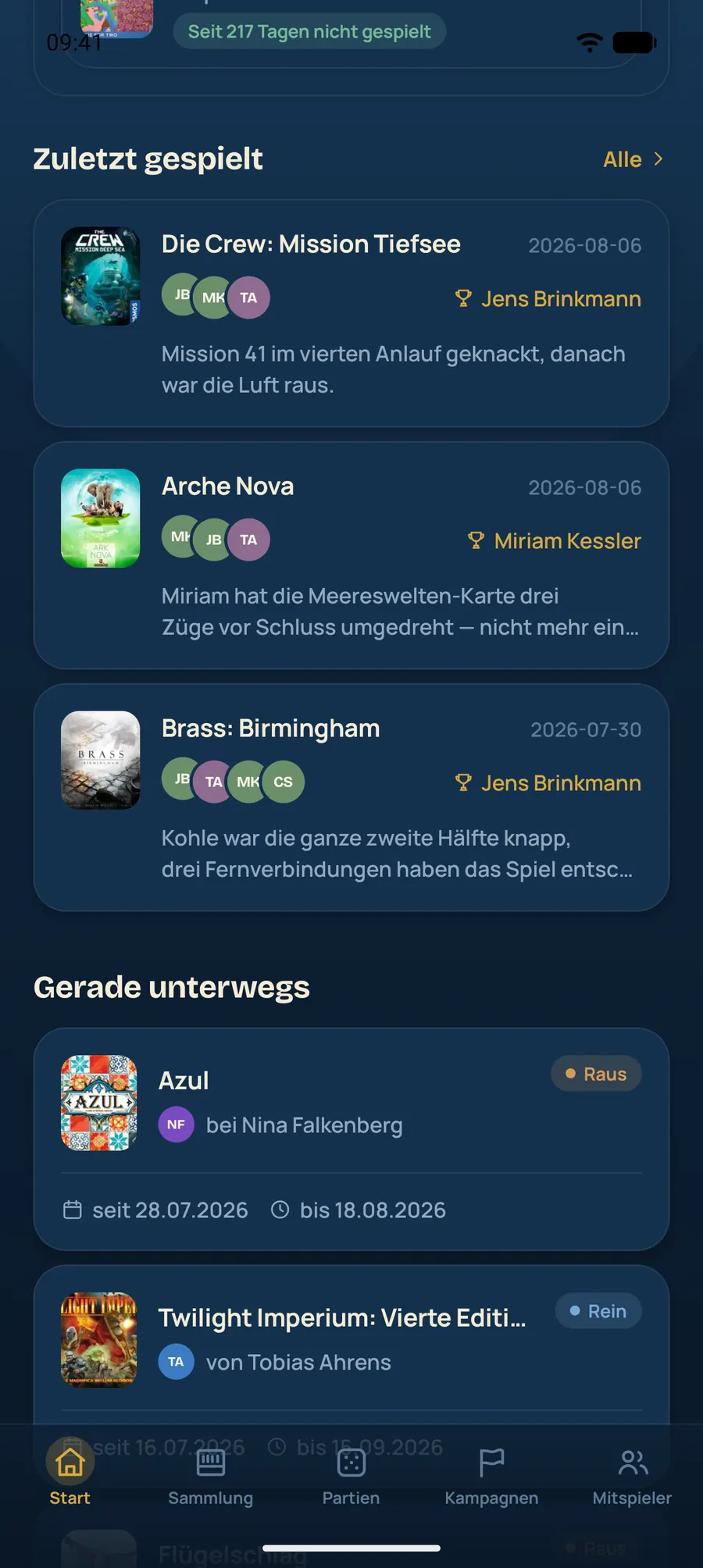 Spielregal: Was zuletzt geschah